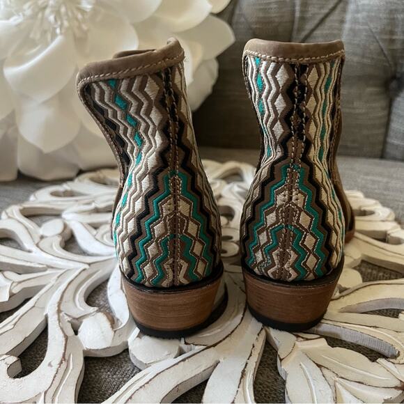 Corral Ankle Western Cowboy Boots Women’s 6.5 - Picture 6 of 10